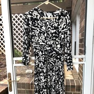 Chicos Travelers 3/4 Sleeve Dress